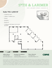 1675 Larimer St, Denver, CO for rent Floor Plan- Image 1 of 3