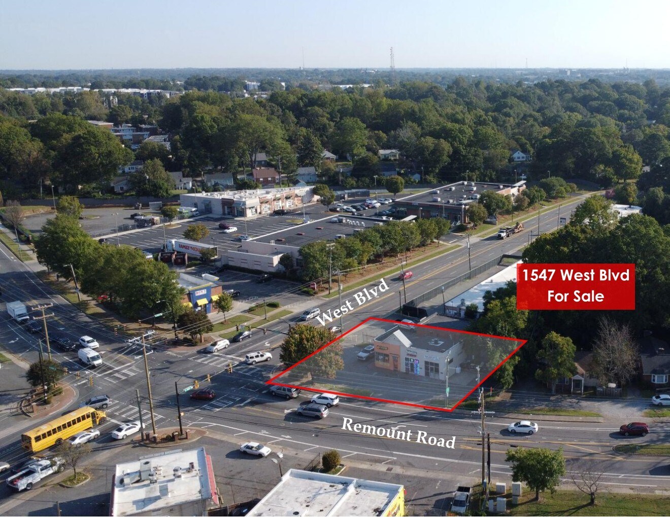 1547 West Blvd, Charlotte, NC for sale Aerial- Image 1 of 1