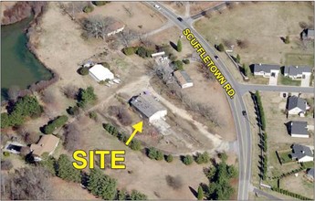 512 Scuffletown Rd, Simpsonville, SC - aerial  map view