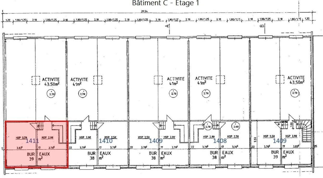 Light Industrial in Lisses to rent Floor Plan- Image 1 of 2