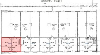 Light Industrial in Lisses to rent Floor Plan- Image 1 of 2