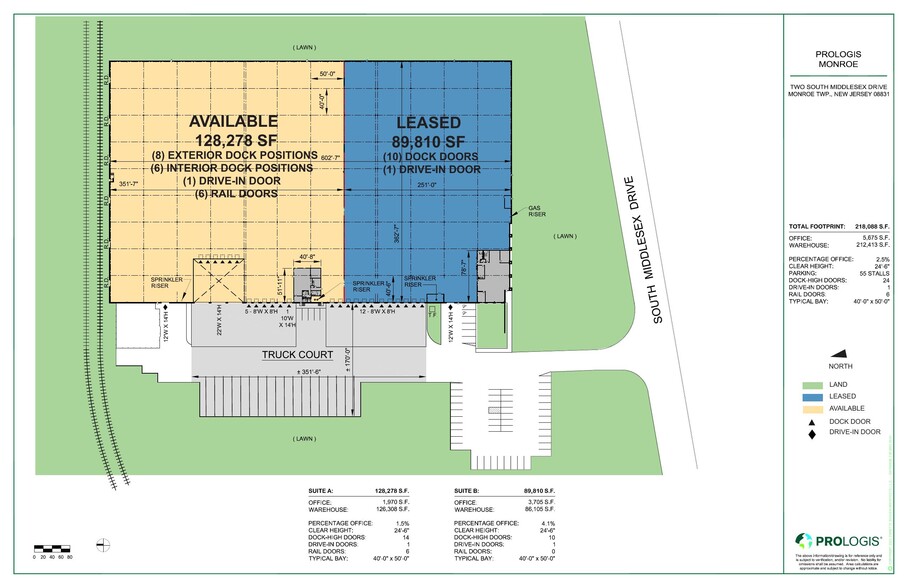 4 S Middlesex Ave, Monroe Township, NJ for rent - Site Plan - Image 2 of 2