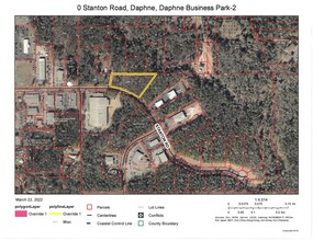 Stanton Rd, Daphne, AL - aerial  map view