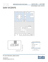 11726 San Vicente Blvd, Los Angeles, CA for rent Floor Plan- Image 1 of 1