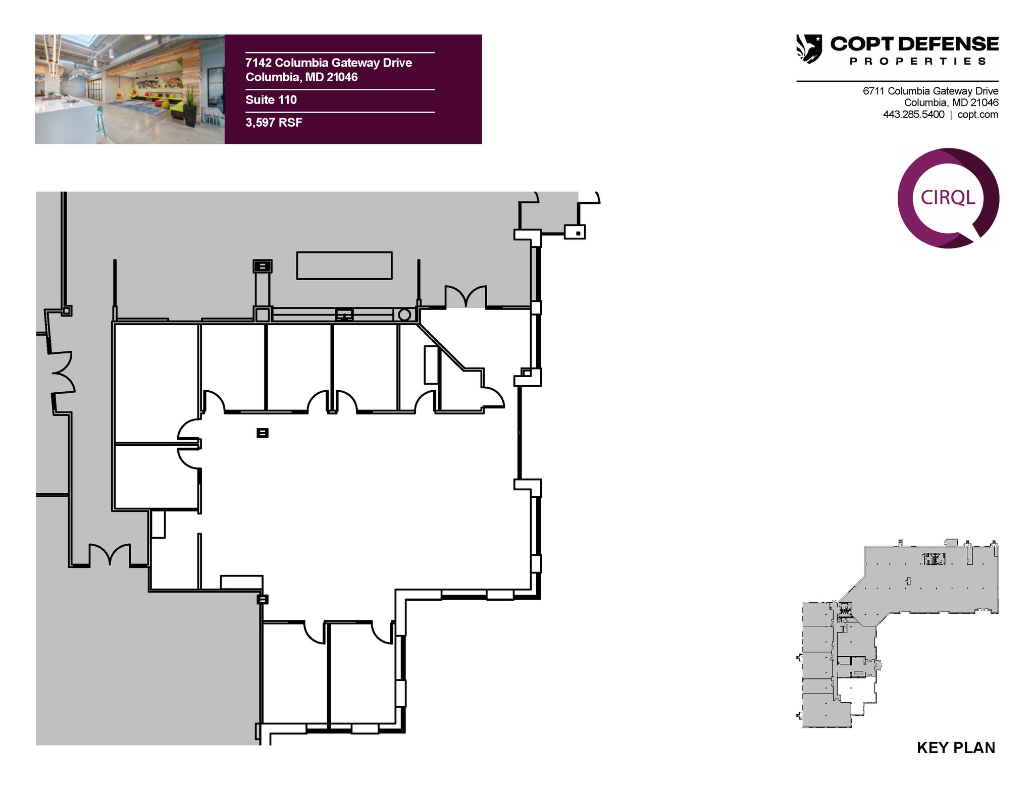 7142 Columbia Gateway Dr, Columbia, MD to rent Floor Plan- Image 1 of 1