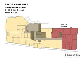 1101 30th St NW, Washington, DC for rent Floor Plan- Image 2 of 2