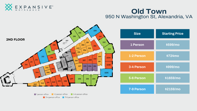 950 N Washington St, Alexandria, VA for rent Floor Plan- Image 1 of 4