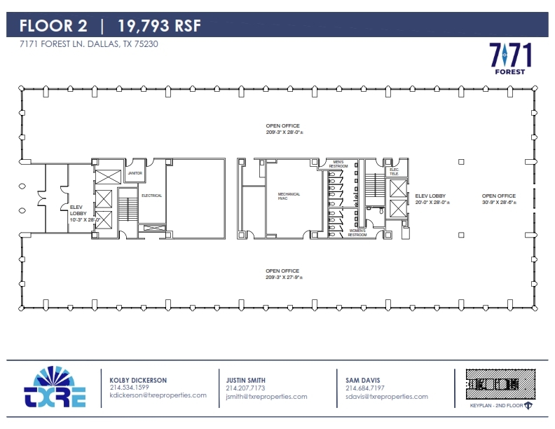 7171 Forest Ln, Dallas, TX for rent Floor Plan- Image 1 of 1