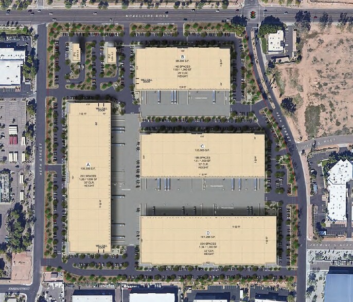 1842 N 48th St, Mesa, AZ for rent - Site Plan - Image 2 of 4