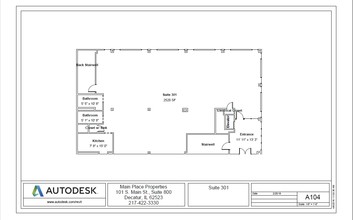 160 E Main St, Decatur, IL for rent Floor Plan- Image 1 of 1