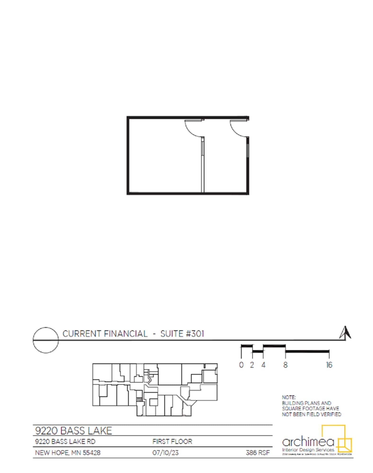 9220 Bass Lake Rd, New Hope, MN to rent Floor Plan- Image 1 of 1
