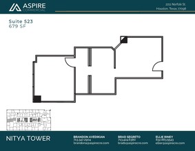 2211 Norfolk St, Houston, TX for rent Floor Plan- Image 1 of 1