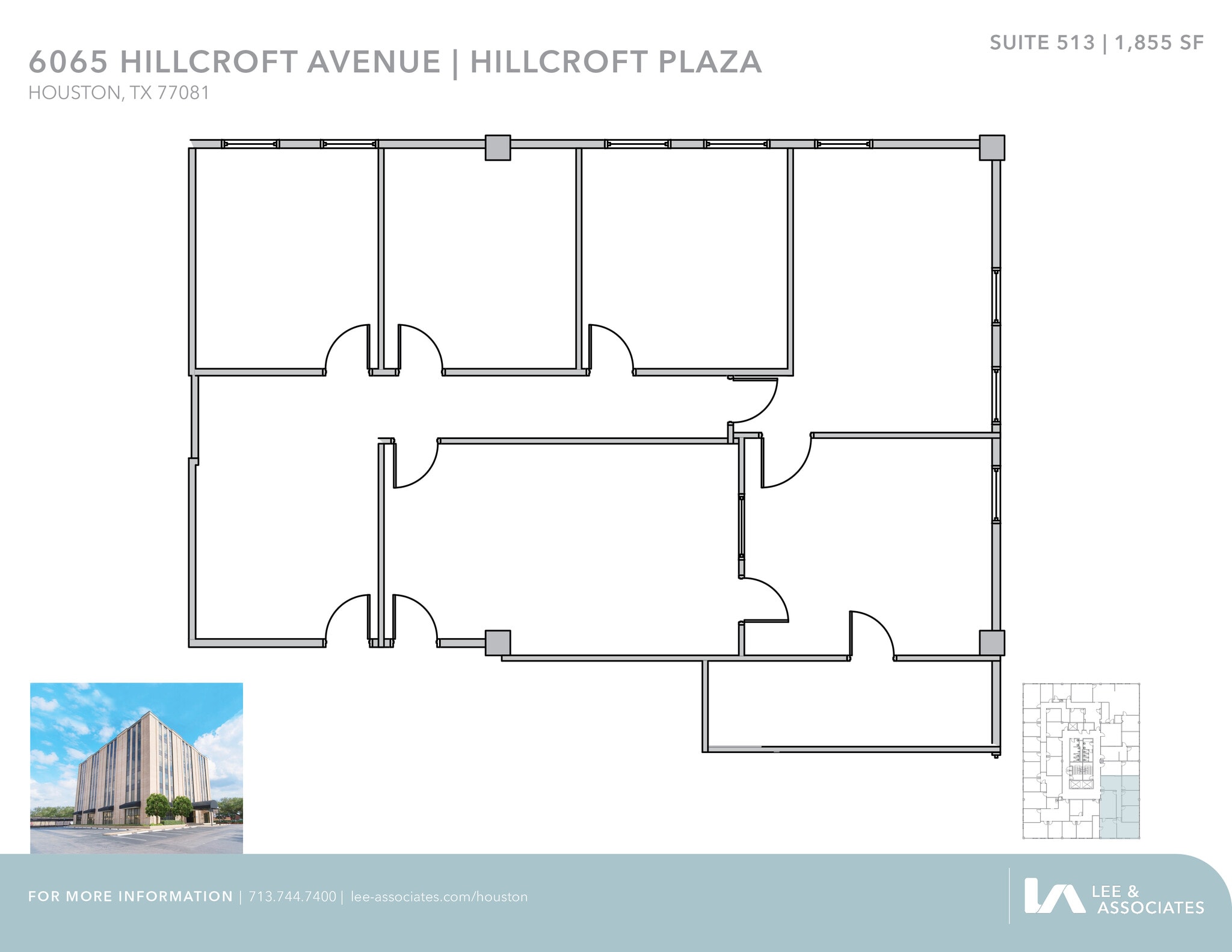 6065 Hillcroft Ave, Houston, TX to rent Floor Plan- Image 1 of 1