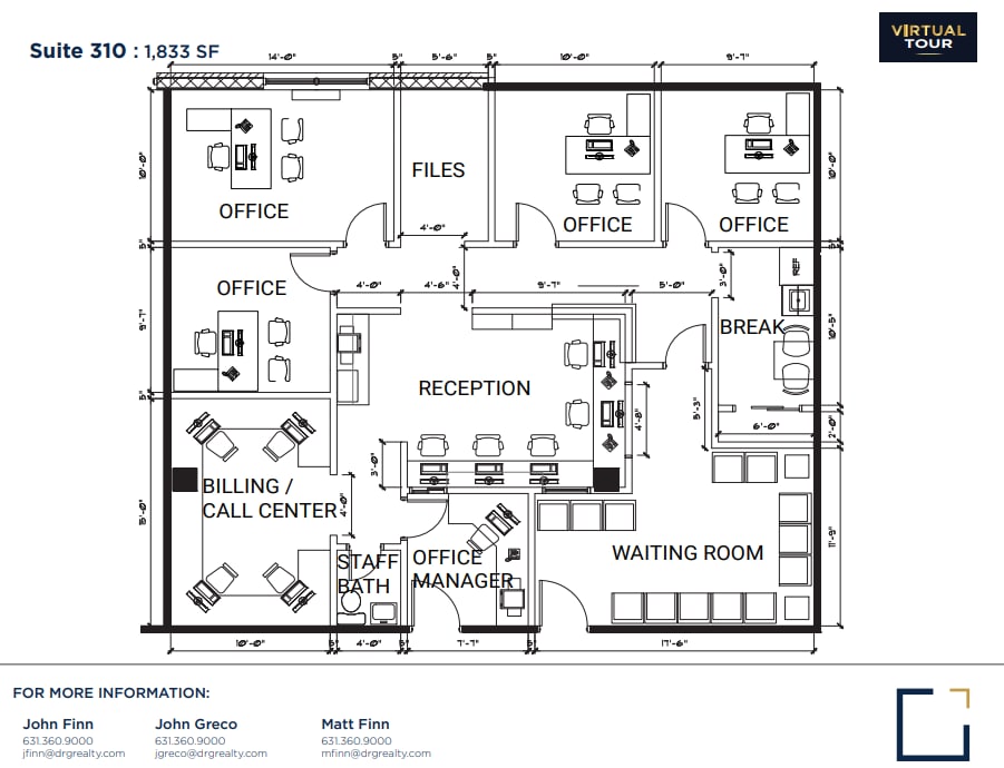 222 Middle Country Rd, Smithtown, NY to rent Floor Plan- Image 1 of 1