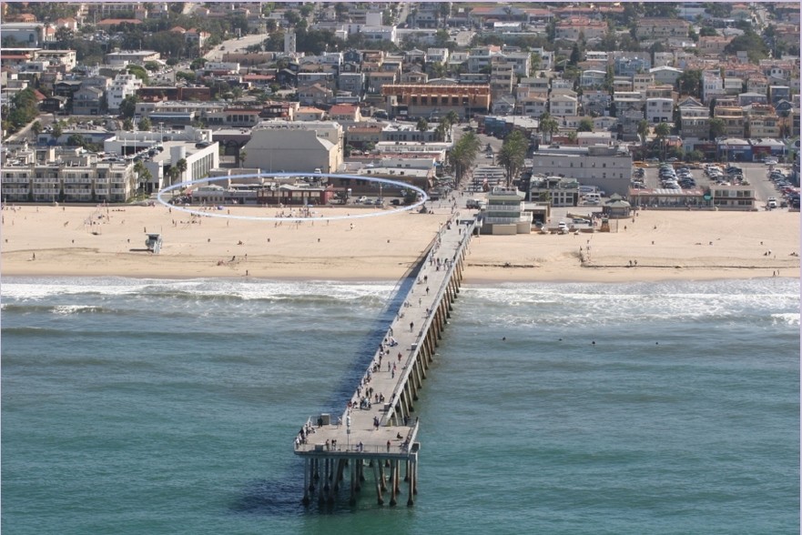 1250-1272 The Strand, Hermosa Beach, CA for rent - Aerial - Image 2 of 13