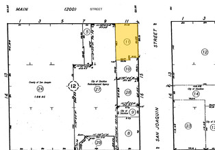 11 S San Joaquin St, Stockton, CA for sale Plat Map- Image 1 of 1