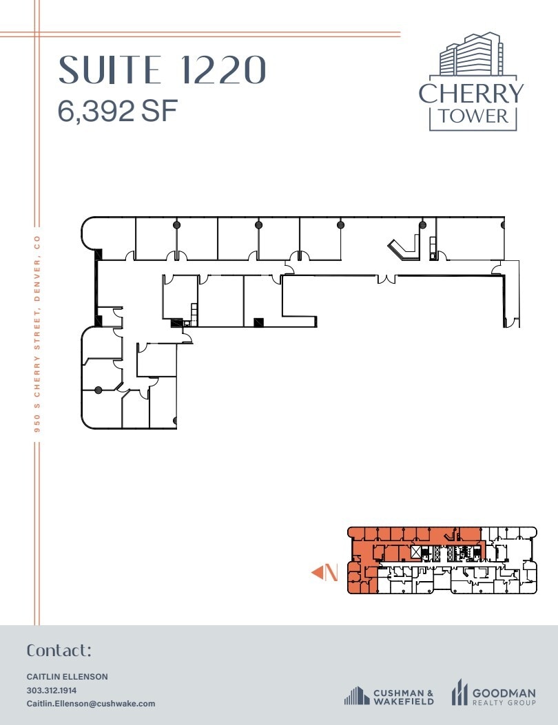 950 S Cherry St, Denver, CO to rent Floor Plan- Image 1 of 1
