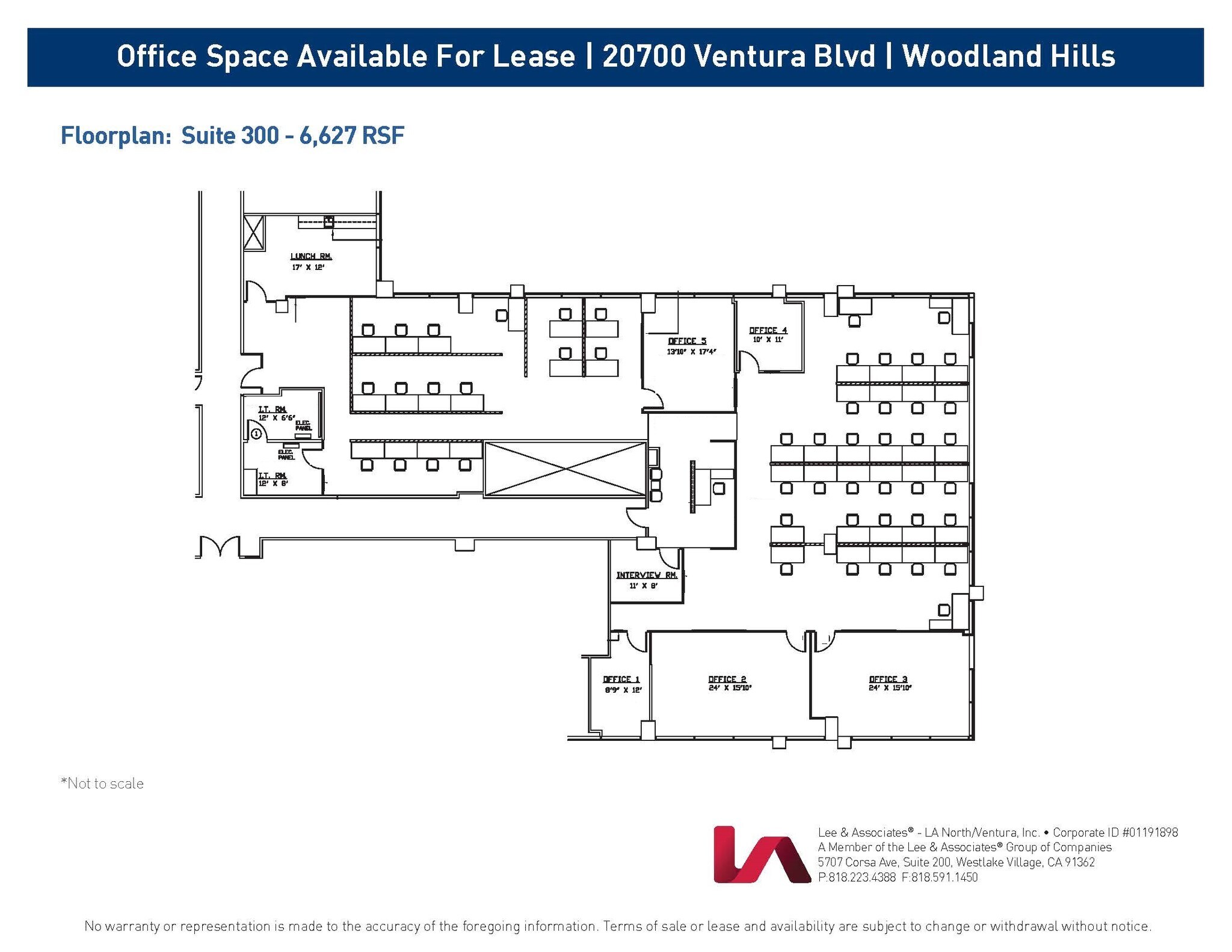 20700 Ventura Blvd, Woodland Hills, CA to rent Floor Plan- Image 1 of 1