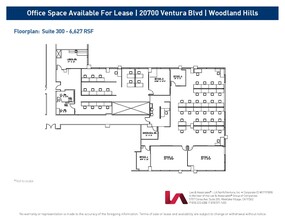 20700 Ventura Blvd, Woodland Hills, CA for rent Floor Plan- Image 1 of 1