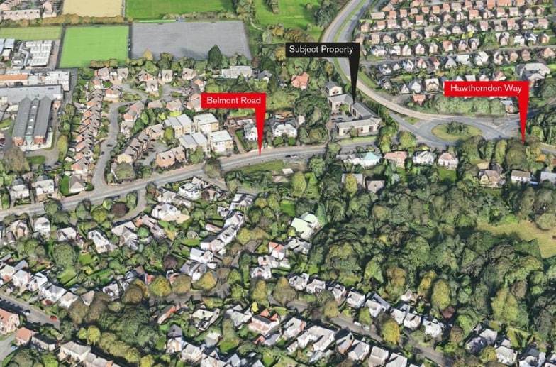 232-240 Belmont Rd, Belfast to rent - Aerial - Image 2 of 3