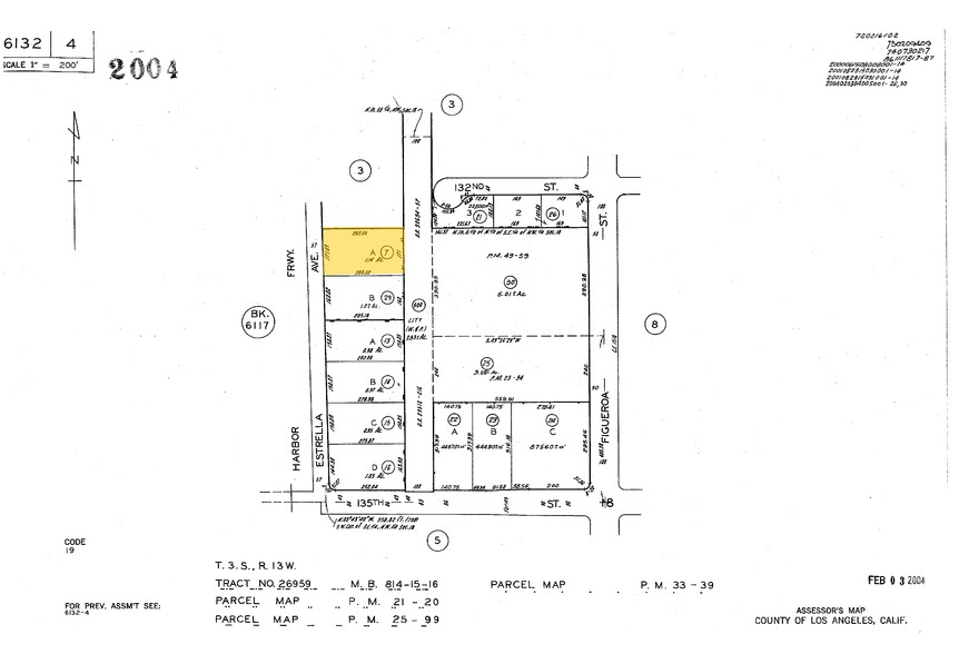 13222 Estrella Ave, Los Angeles, CA for rent - Plat Map - Image 3 of 10