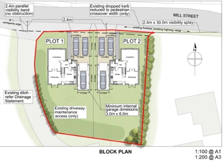 18 Mill St, Swaffham for sale Site Plan- Image 1 of 1