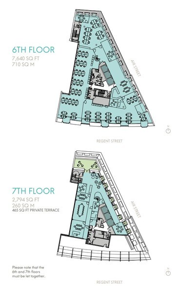 7 Air St, London for sale - Floor Plan - Image 1 of 1