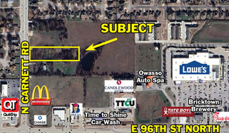 More details for 9721 N Garnett Rd, Owasso, OK - Land for Sale