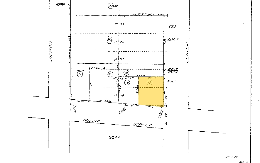 2001 Center St, Berkeley, CA for sale - Plat Map - Image 3 of 3