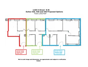 1100 H St NW, Washington, DC for rent Site Plan- Image 1 of 9