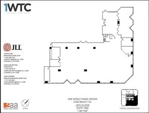 1 World Trade Ctr, Long Beach, CA to rent Floor Plan- Image 1 of 1