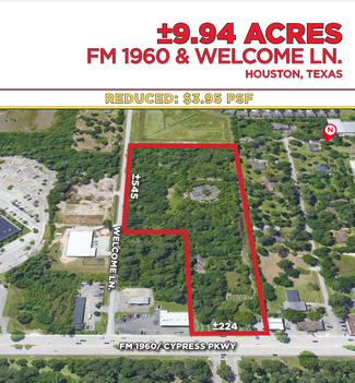 More details for FM 1960 & Welcome Ln, Houston, TX - Land for Sale