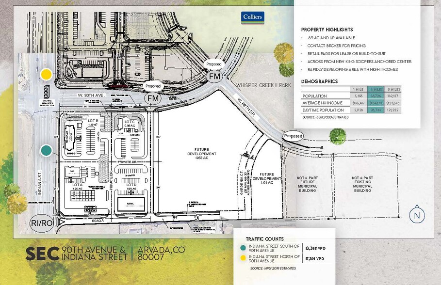 SEC 90th Ave. & Indiana St., Arvada, CO for rent - Site Plan - Image 2 of 2