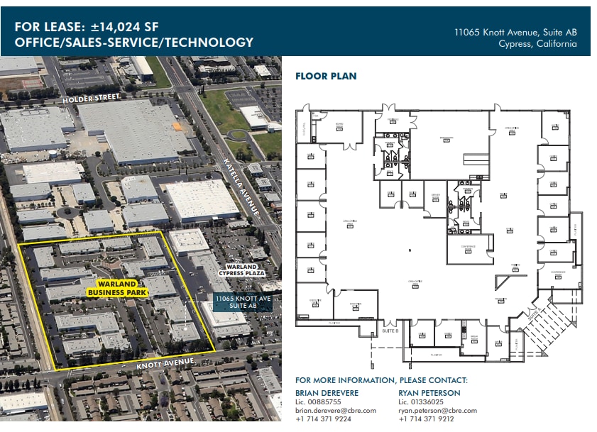 11065 Knott Ave, Cypress, CA to rent Floor Plan- Image 1 of 2