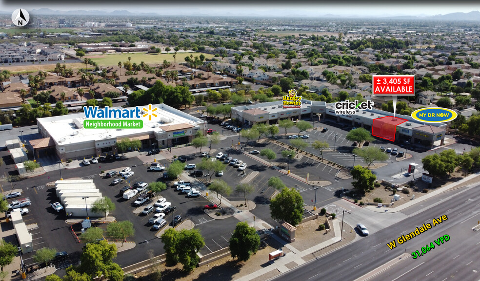 7450 W Glendale Ave, Glendale, AZ for rent - Aerial - Image 1 of 9