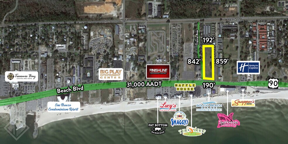 1736 Beach Blvd, Biloxi, MS for sale - Building Photo - Image 1 of 4