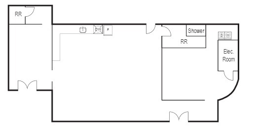 3980 9th Ave, San Diego, CA 92103 - Unit 1 -  - Floor Plan - Image 1 of 1