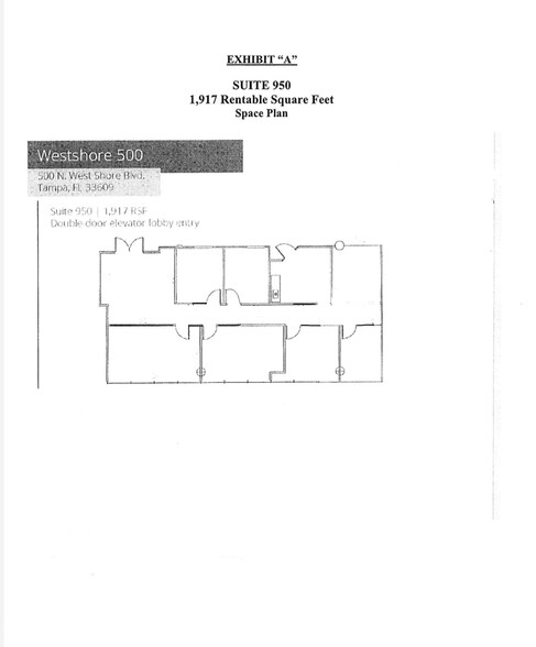 500 N West Shore Blvd, Tampa, FL for rent - Floor Plan - Image 3 of 6