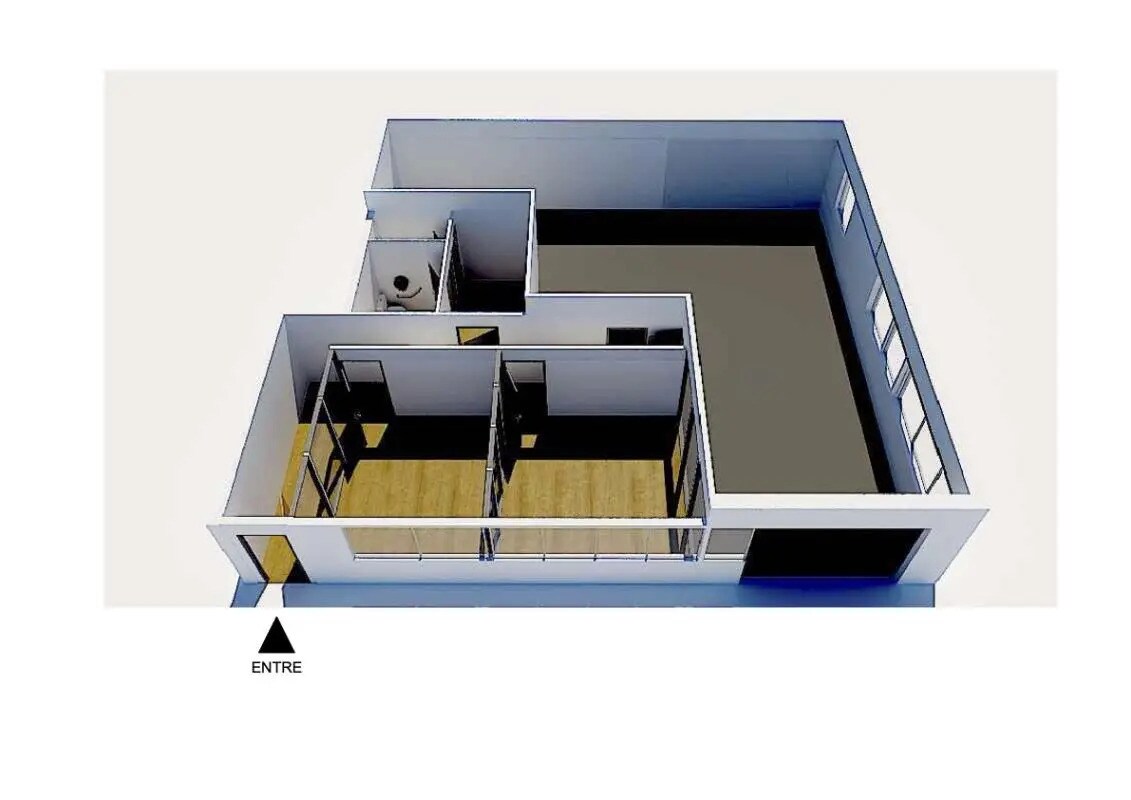 Industrial in Mérignac to rent Floor Plan- Image 1 of 3