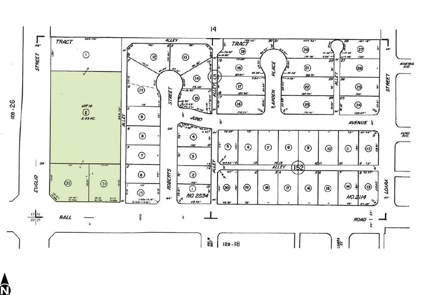 912-916 S Euclid St, Anaheim, CA for rent - Plat Map - Image 2 of 10