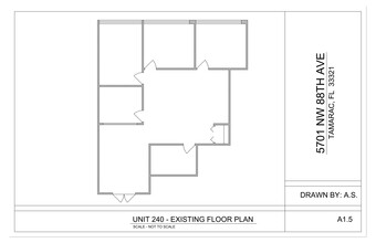 5701 NW 88th Ave, Tamarac, FL for rent Site Plan- Image 1 of 1