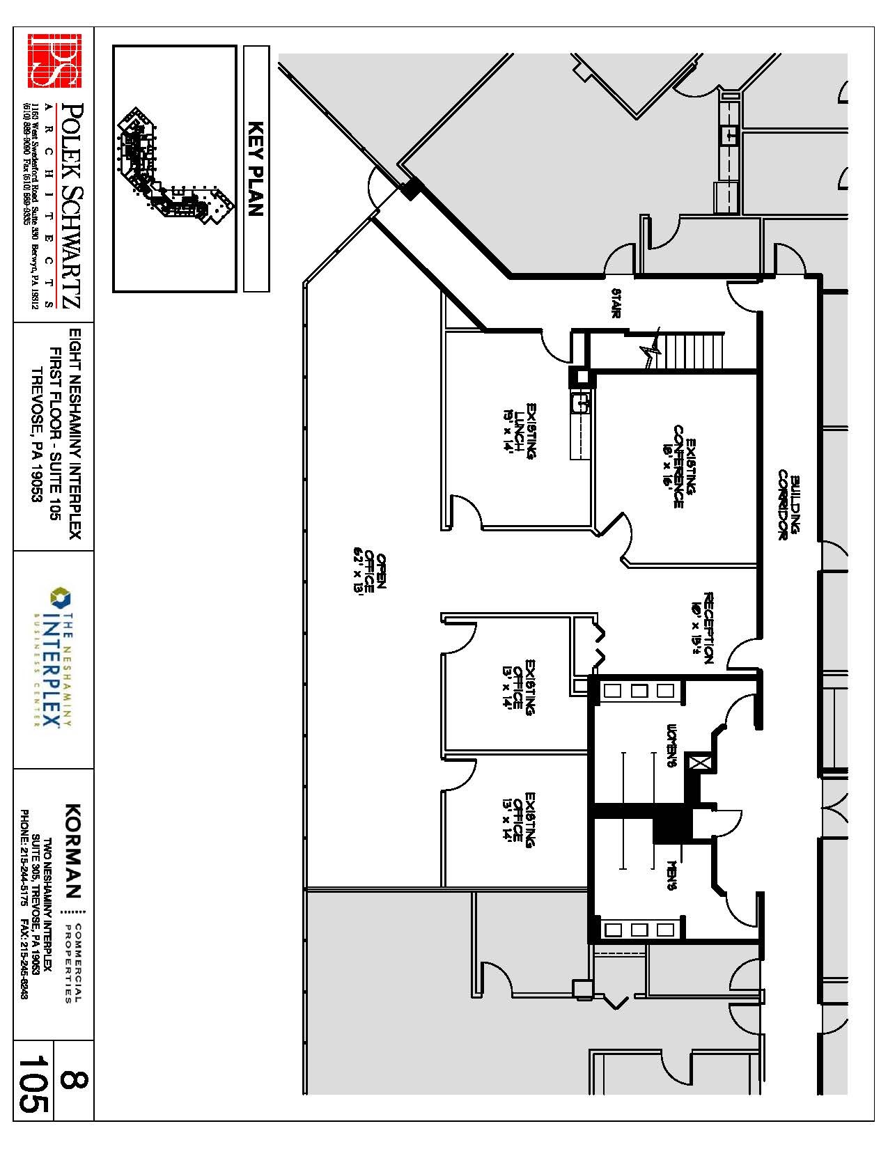 8 Neshaminy Interplex, Trevose, PA for rent Floor Plan- Image 1 of 1