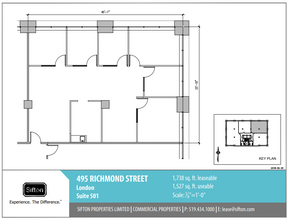 495 Richmond St, London, ON for rent Floor Plan- Image 1 of 1