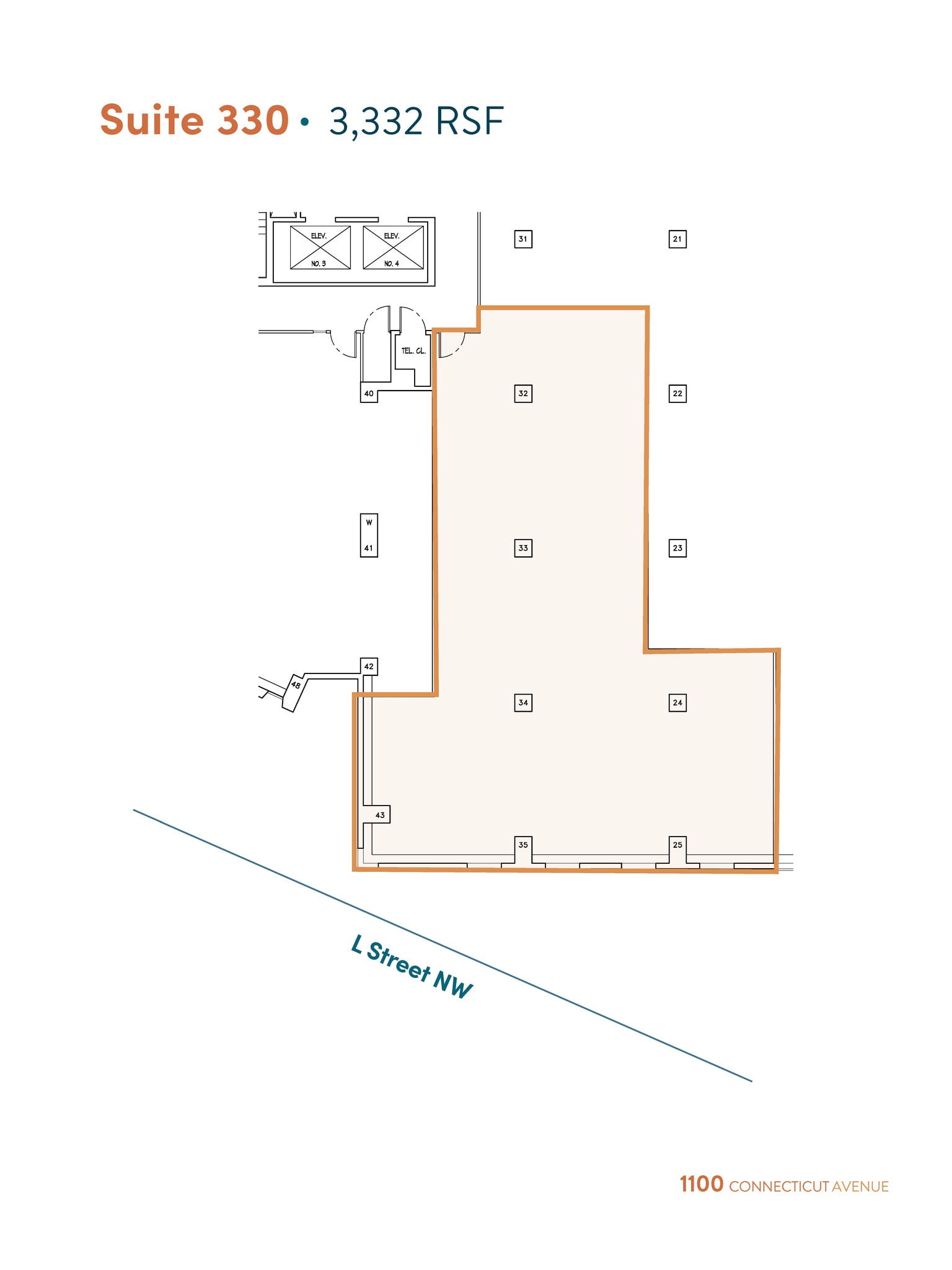 1100 Connecticut Ave NW, Washington, DC to rent Floor Plan- Image 1 of 1