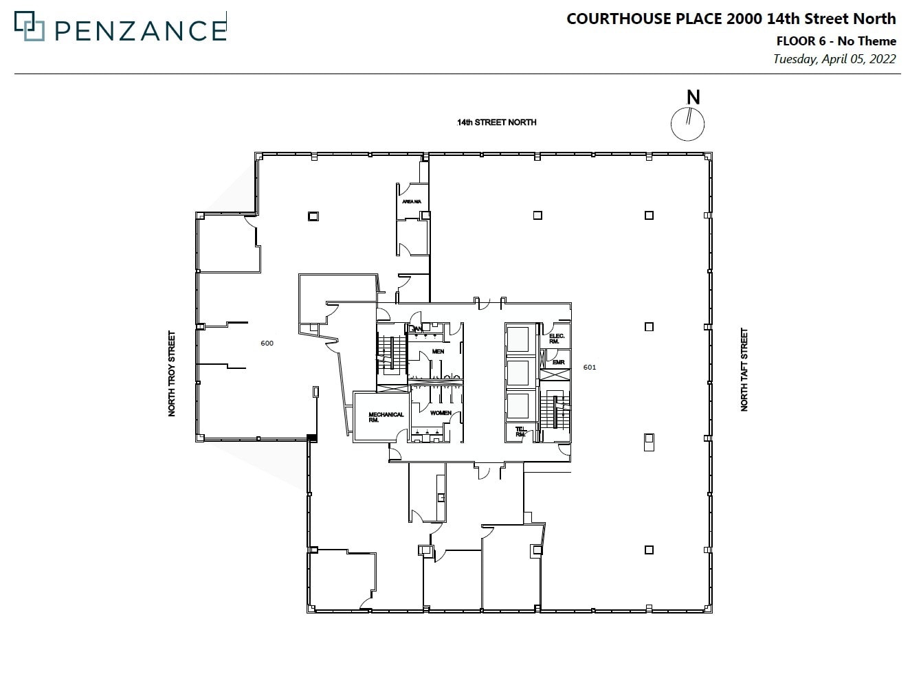 2000 14th St N, Arlington, VA to rent Floor Plan- Image 1 of 1