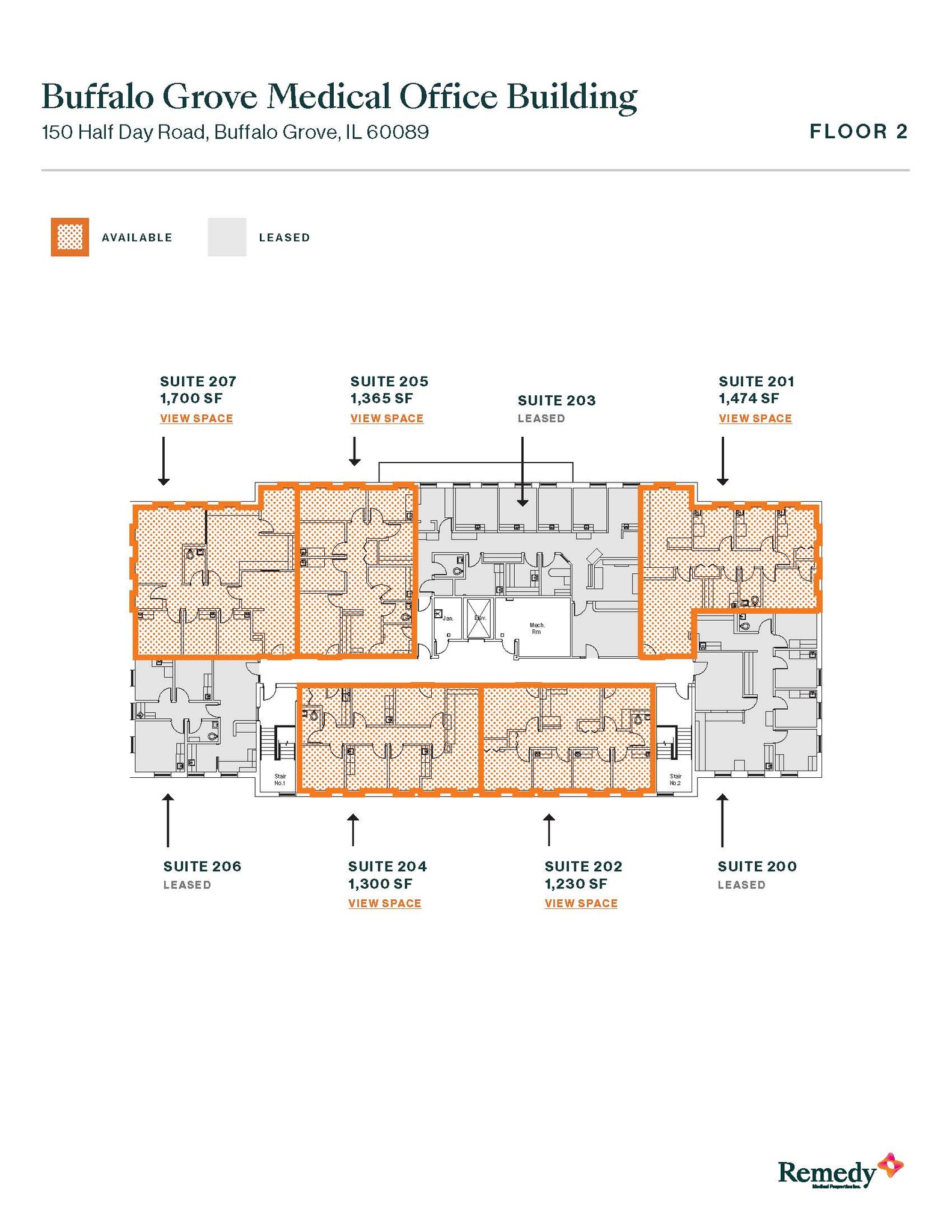 150 W Half Day Rd, Buffalo Grove, IL for rent Floor Plan- Image 1 of 1