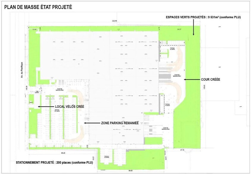Office in Les Ulis to rent - Site Plan - Image 3 of 7