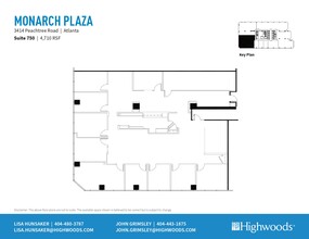 3414 Peachtree Rd NE, Atlanta, GA for rent Floor Plan- Image 1 of 1