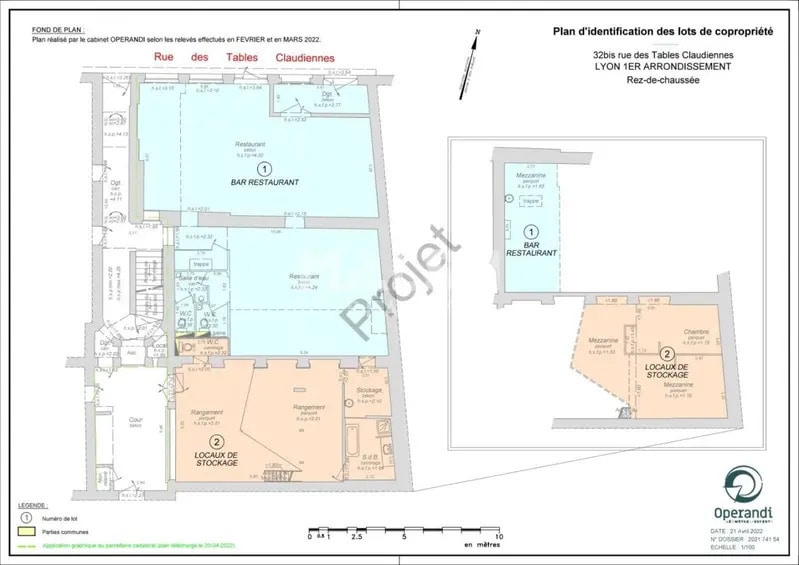 Retail in Lyon to rent - Floor Plan - Image 2 of 2
