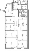 Office in Suresnes to rent Floor Plan- Image 1 of 7